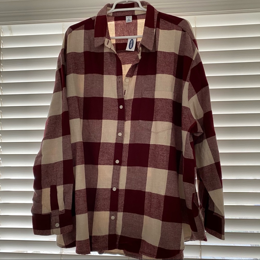 NWT Old Navy Long Sleeve Flannel Shirt